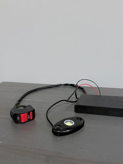 Battery Powered LED Rock Light with On/Off Switch