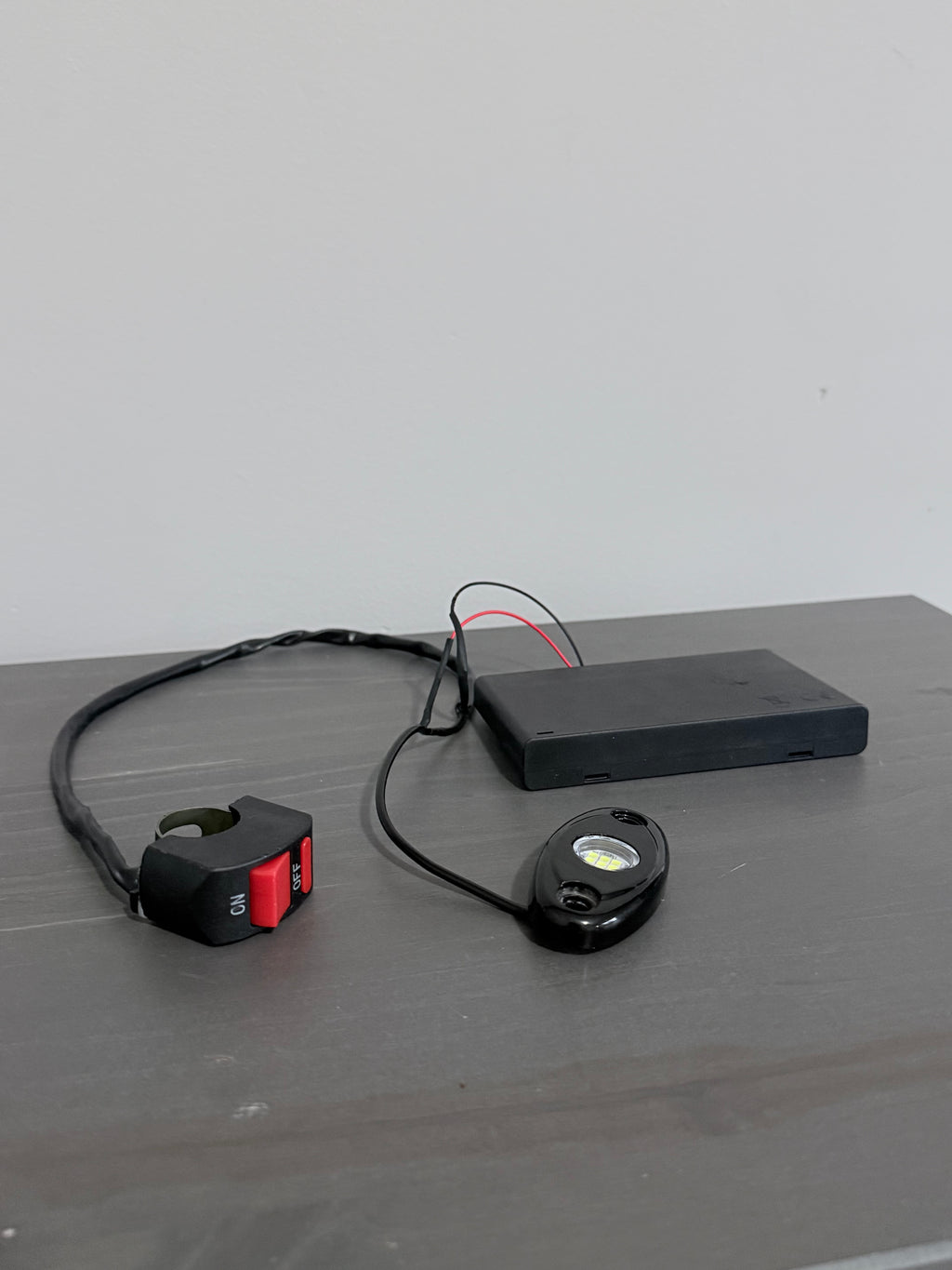 Battery Powered LED Rock Light with On/Off Switch